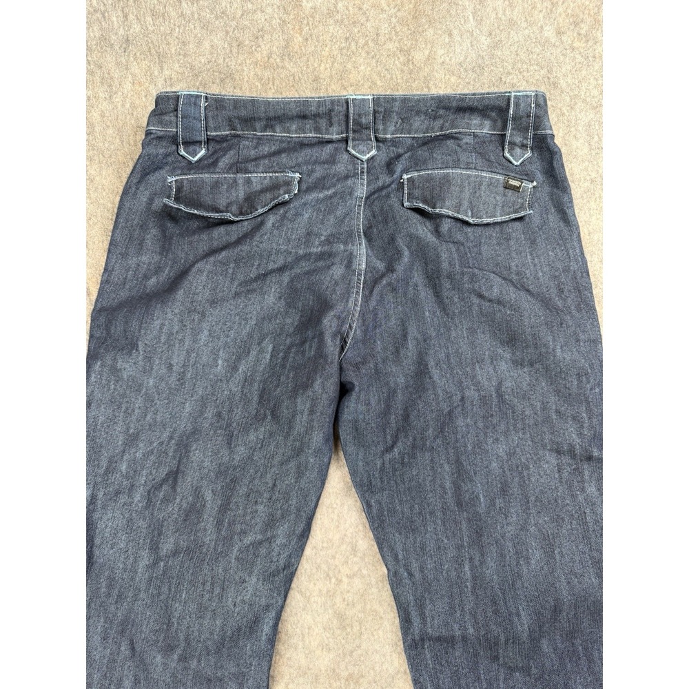 Z Cavaricci Wide Leg Jeans Womens Dark Wash Y2K Vintage Size 30 - Picture 8 of 9
